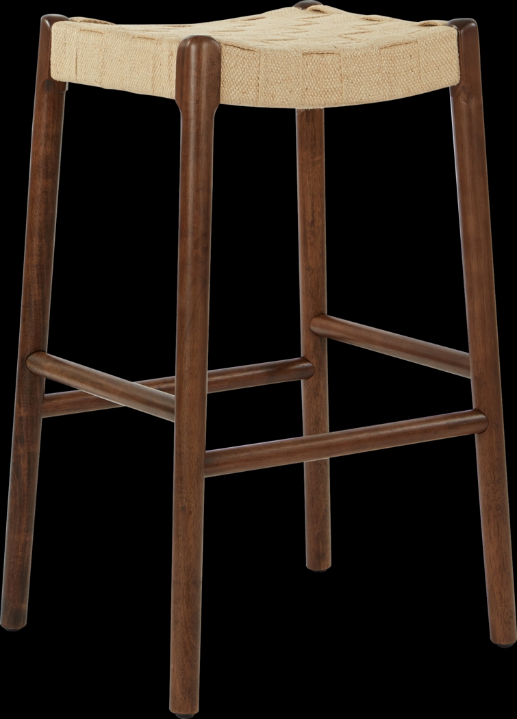 Kittredge Walnut Large Dining Stool - Thumbnail - Image 1