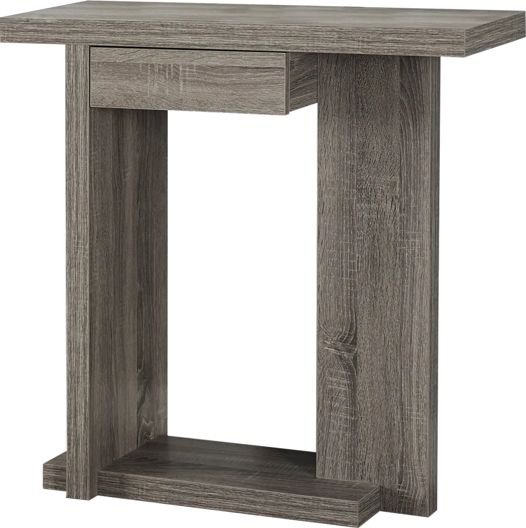Kittrell Taupe Console Table - Thumbnail - Image 1