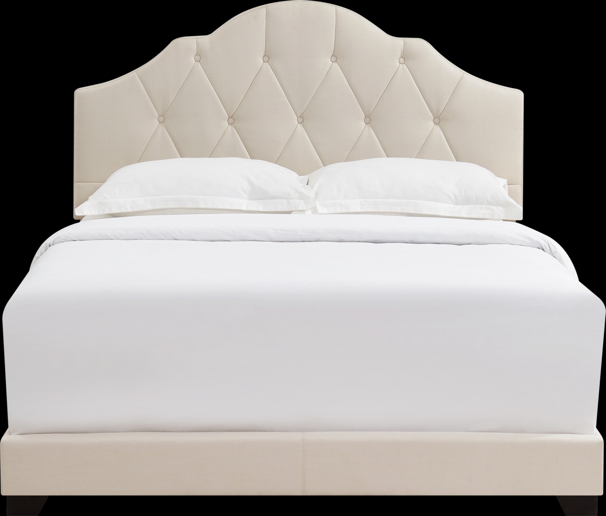 Kivett Beige Queen Bed - Thumbnail - Image 2