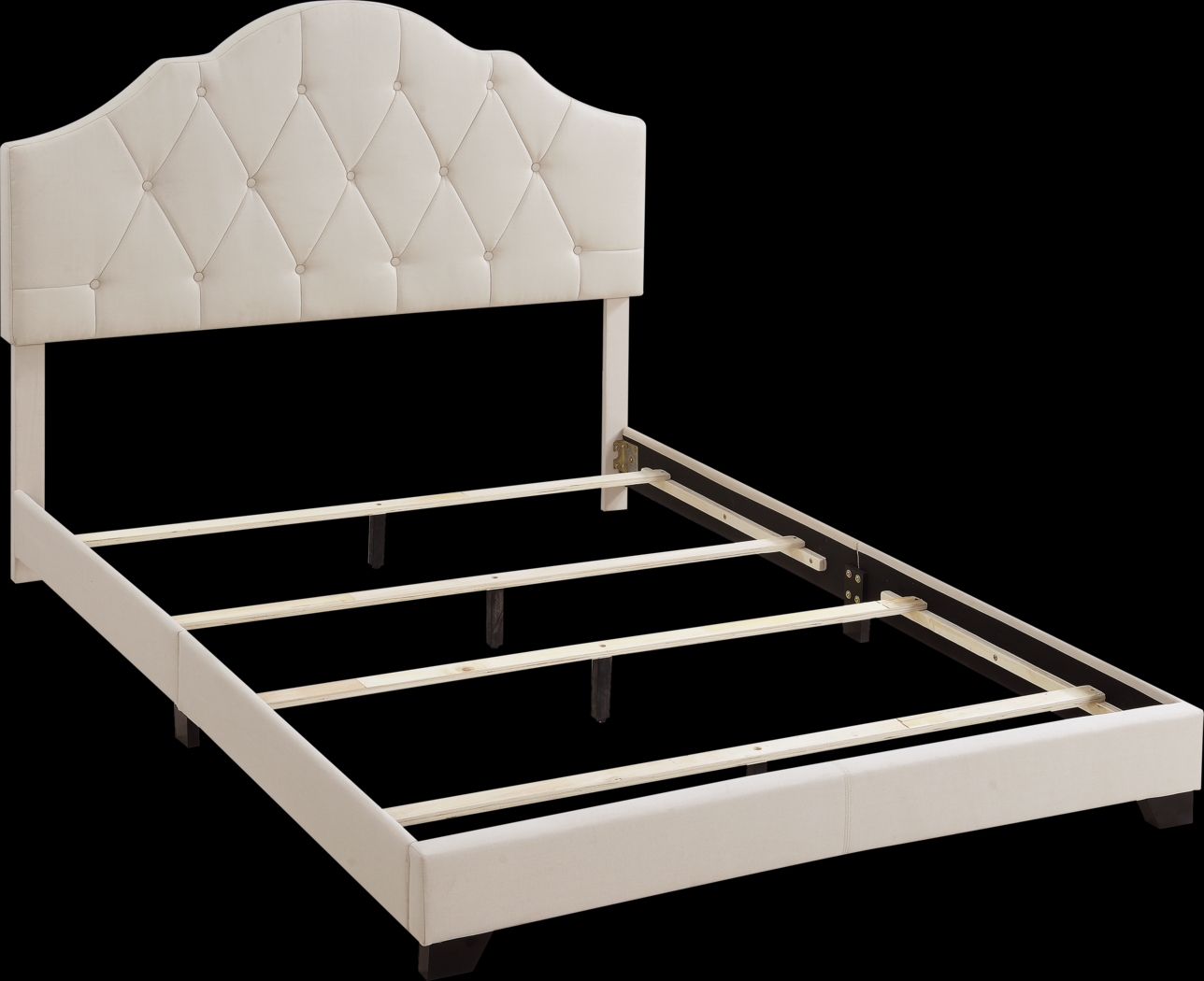 Kivett Beige Queen Bed - Thumbnail - Image 4