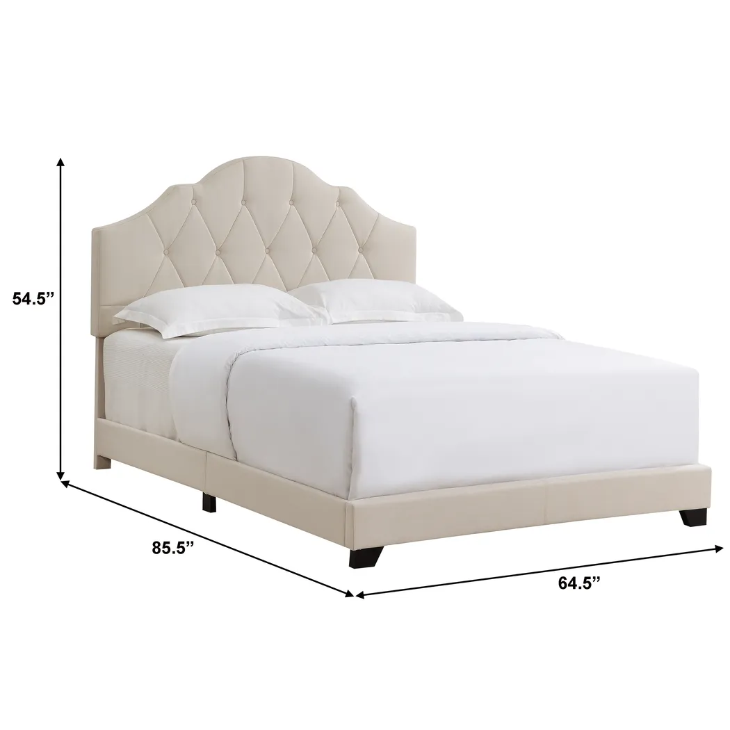 Kivett Beige Queen Bed - Image 9