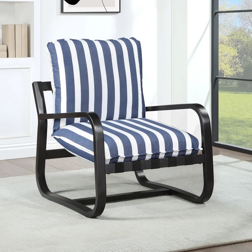 Kivoli Blue Outdoor Arm Chair - Thumbnail - Image 3