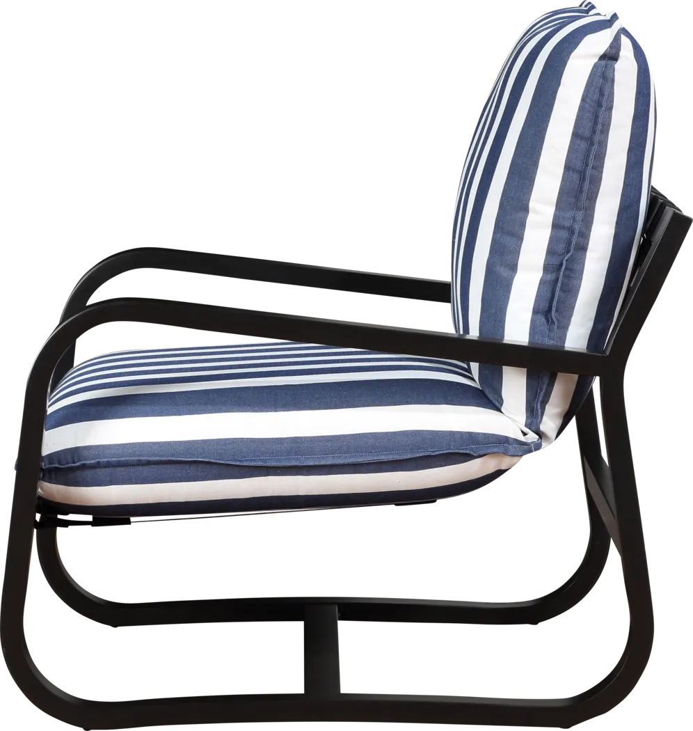 Kivoli Blue Outdoor Arm Chair - Thumbnail - Image 5
