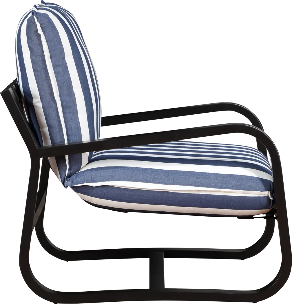 Kivoli Blue Outdoor Arm Chair - Thumbnail - Image 6