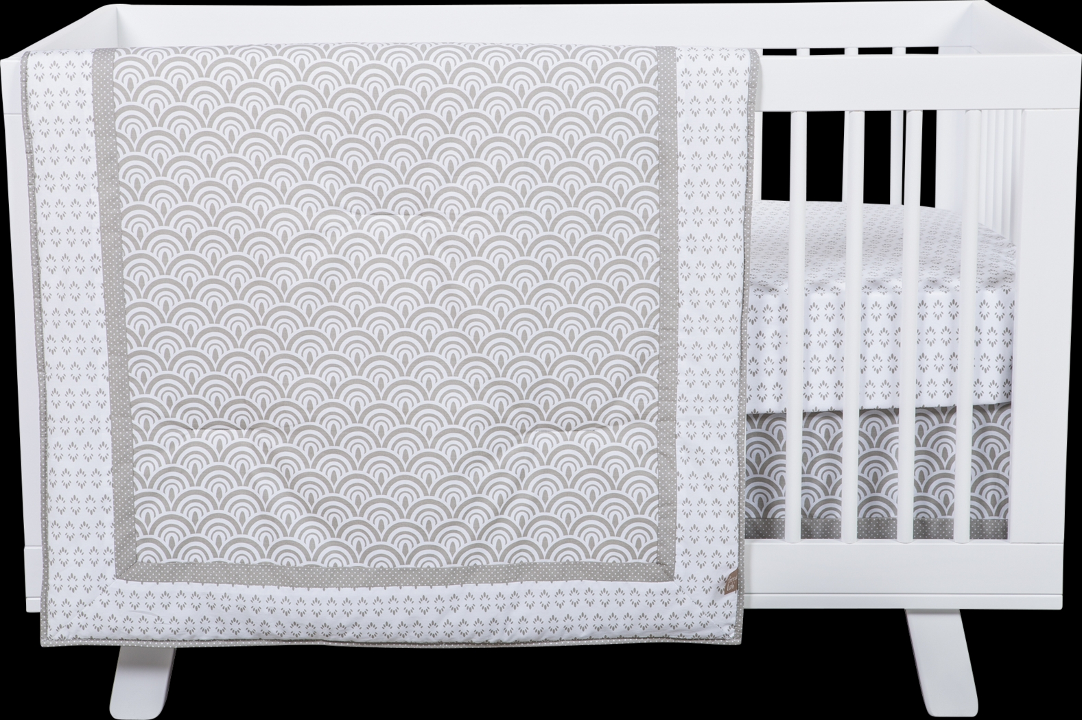 Kizzy Gray 3 Pc Baby Bedding Set - Thumbnail - Image 3