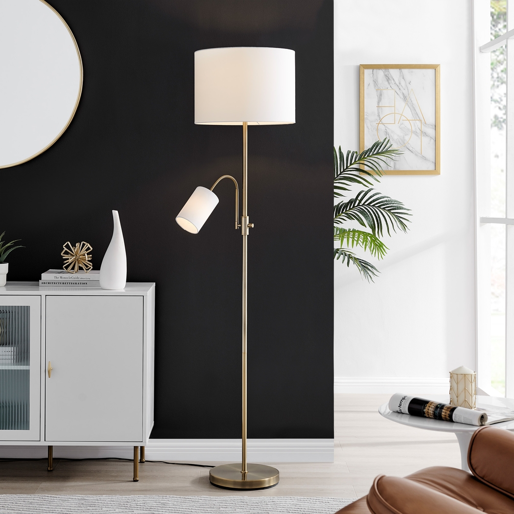 Klebba Reef Brass Floor Lamp - Thumbnail - Image 2