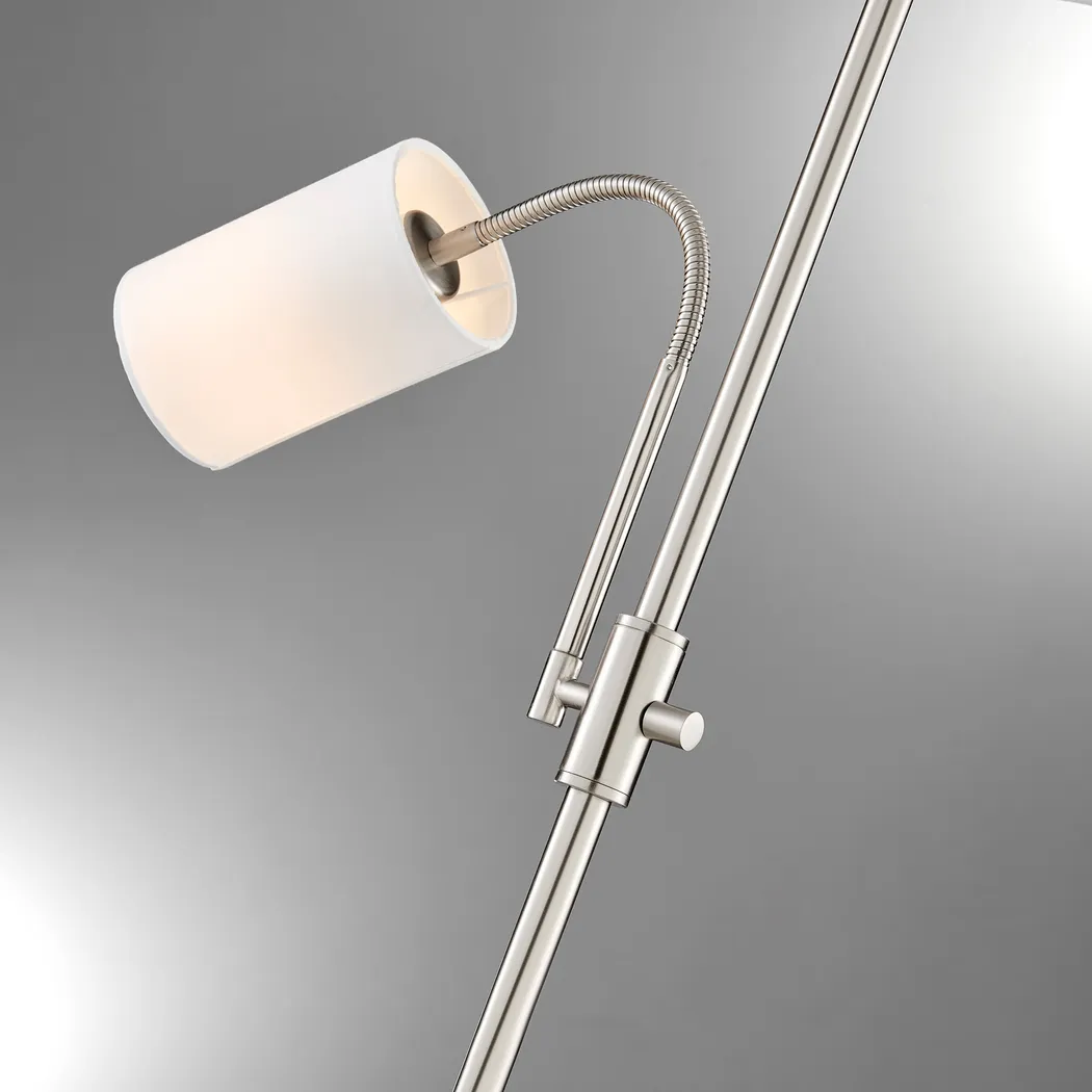 Klebba Reef Nickel Floor Lamp - Thumbnail - Image 3