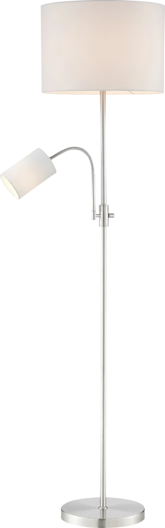 Klebba Reef Nickel Floor Lamp - Thumbnail - Image 1