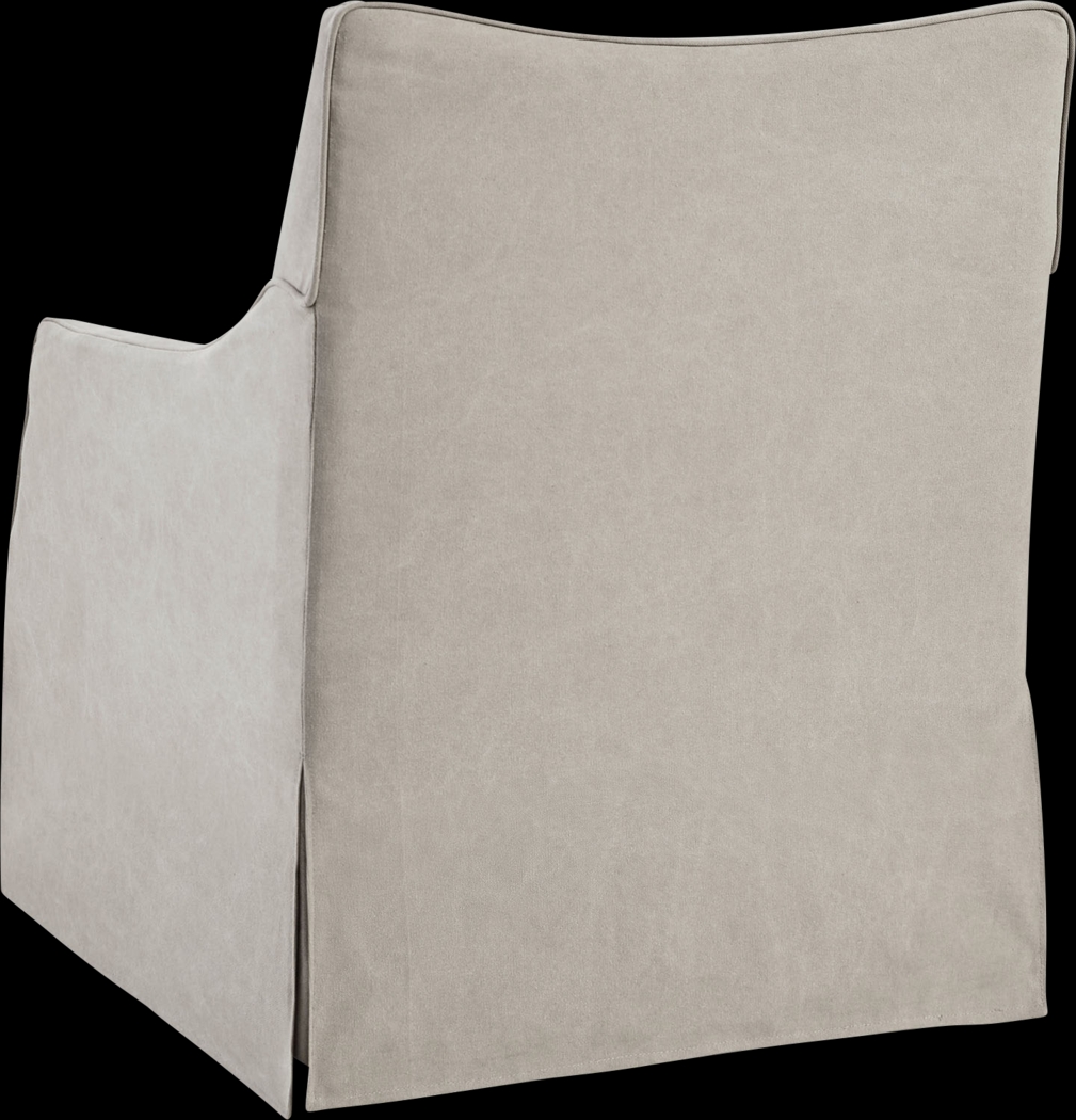 Kleberg Beige Accent Chair - Thumbnail - Image 4