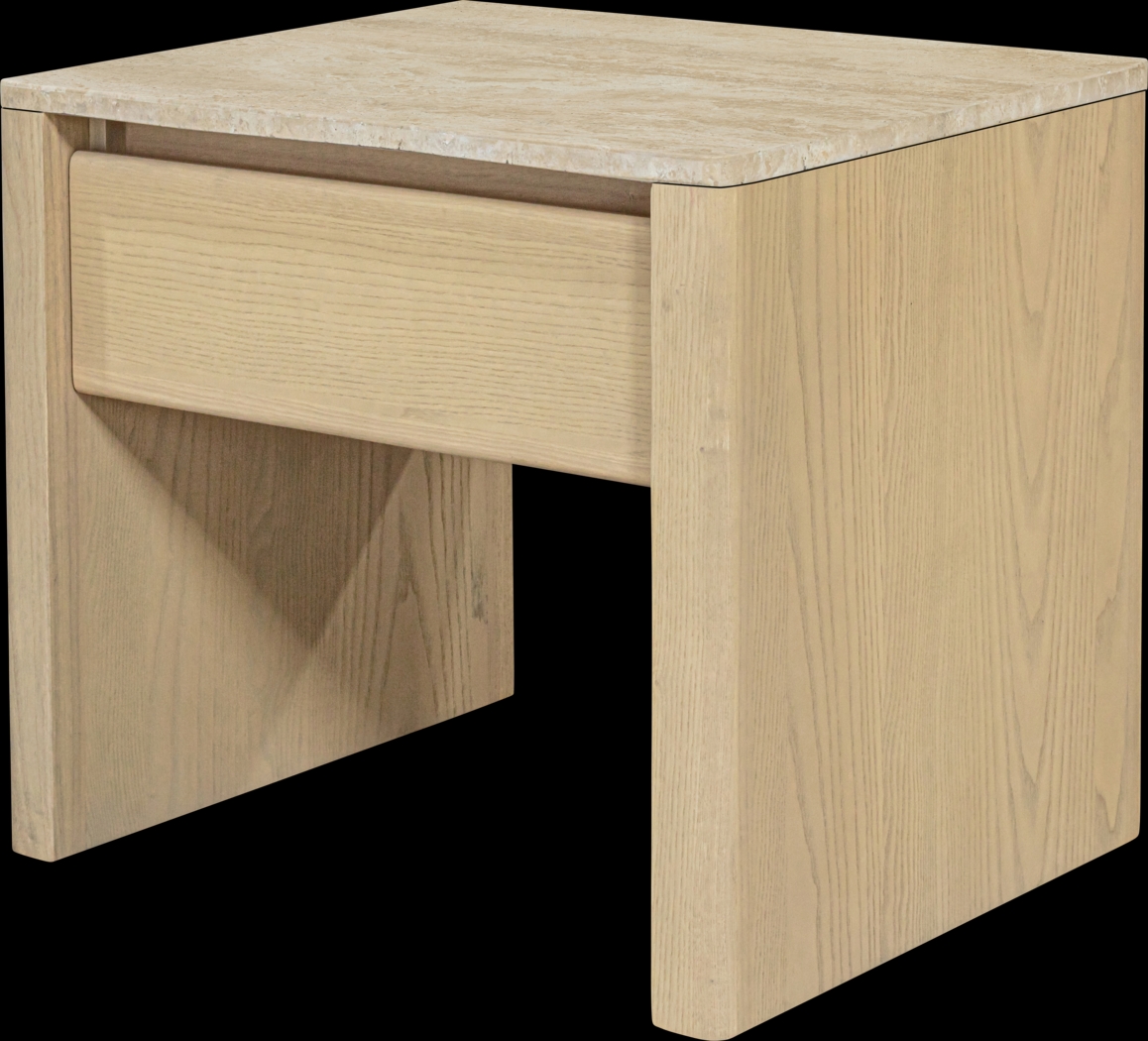 Klimayel Beige Nightstand - Thumbnail - Image 10