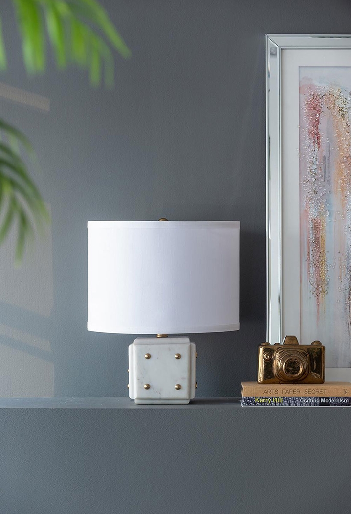 Klinger Shade White Lamp - Thumbnail - Image 5