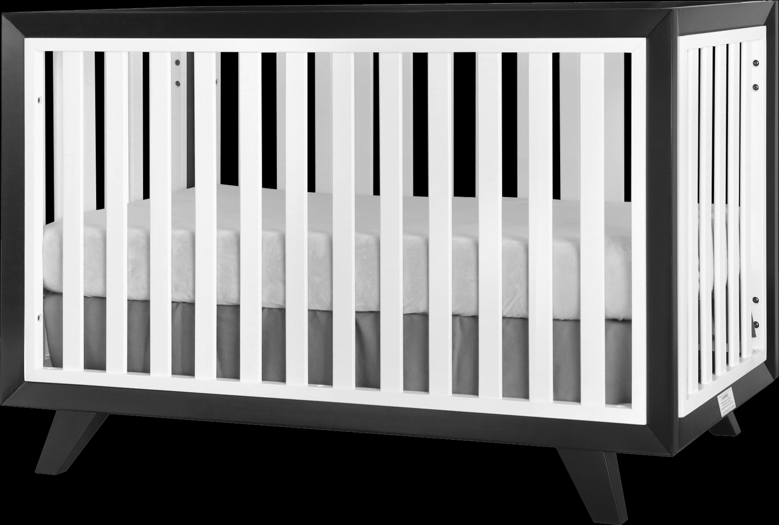 Kloe Black Convertible Crib - Thumbnail - Image 1