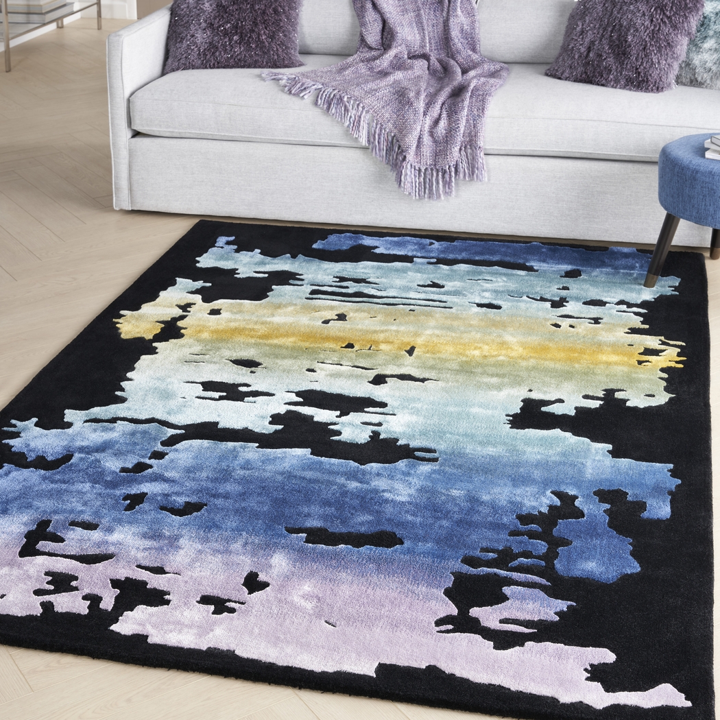 Knaod Black/Multi 5'6 x 7'5 Rug - Thumbnail - Image 6