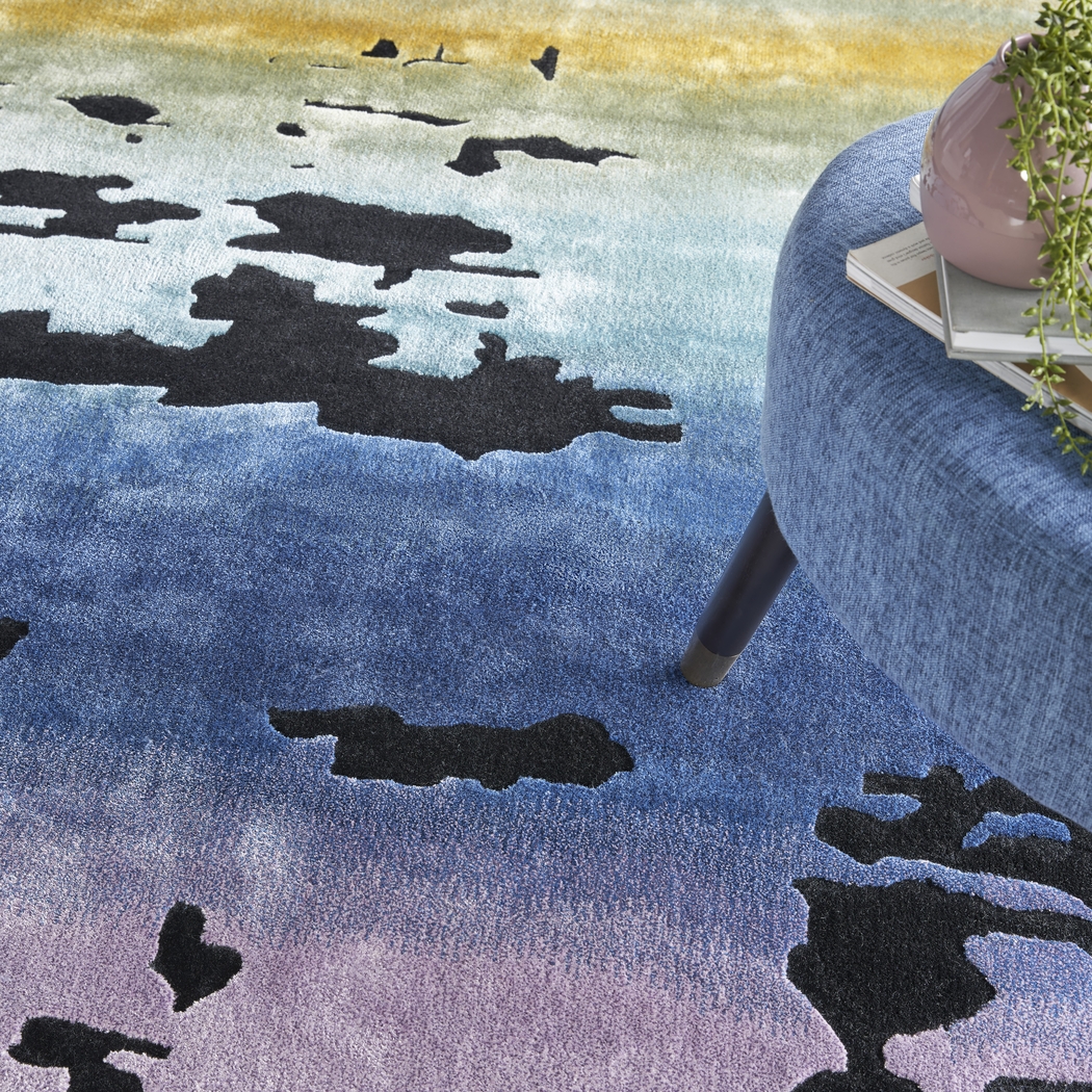 Knaod Black/Multi 5'6 x 7'5 Rug - Thumbnail - Image 7