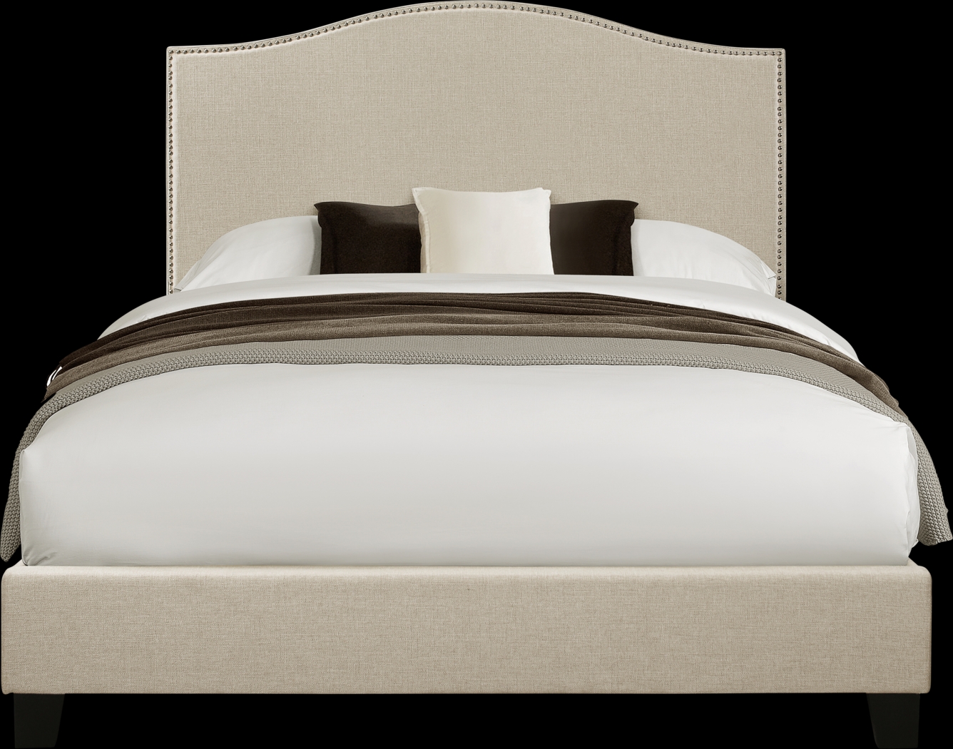 Kneeland Beige Queen Bed - Thumbnail - Image 2