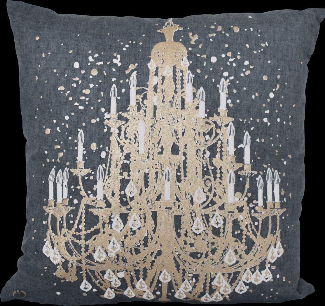 Knightsridge Gray Throw Pillow - Thumbnail - Image 1