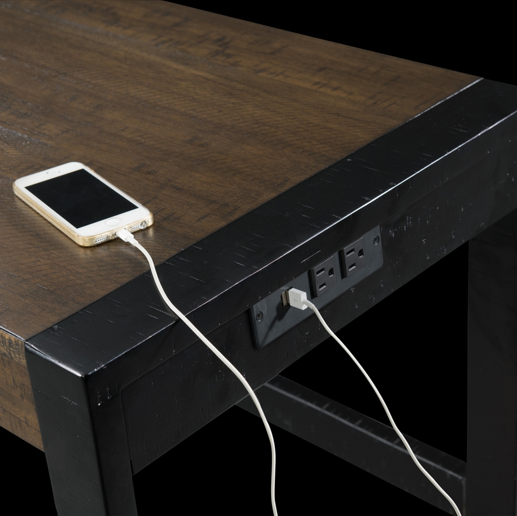 Knobdale Brown Bar Table Set - Thumbnail - Image 8