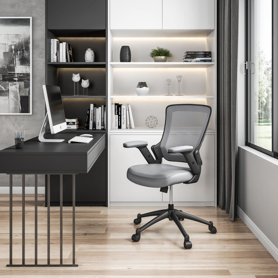 Koale Gray Office Chair - Thumbnail - Image 2