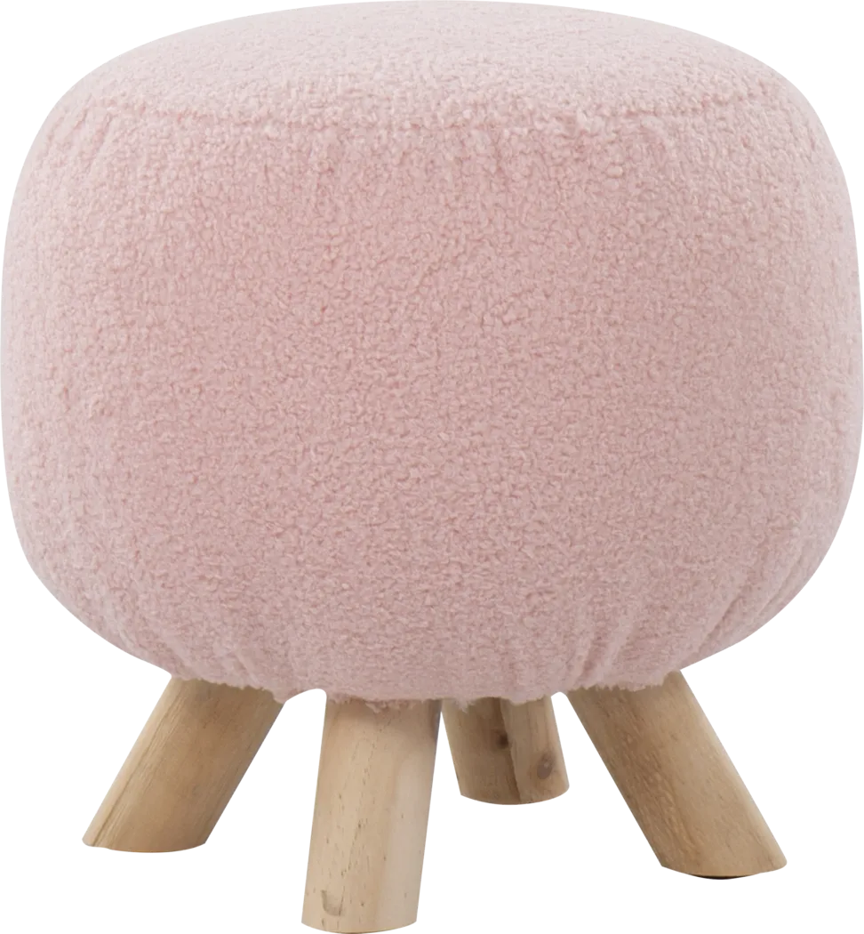 Koblentz Pink Accent Ottoman - Thumbnail - Image 1