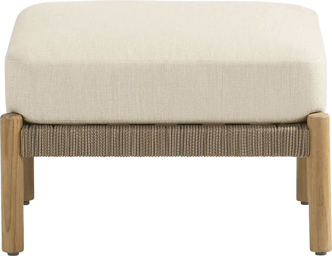 Koda Beige Outdoor Ottoman - Thumbnail - Image 2
