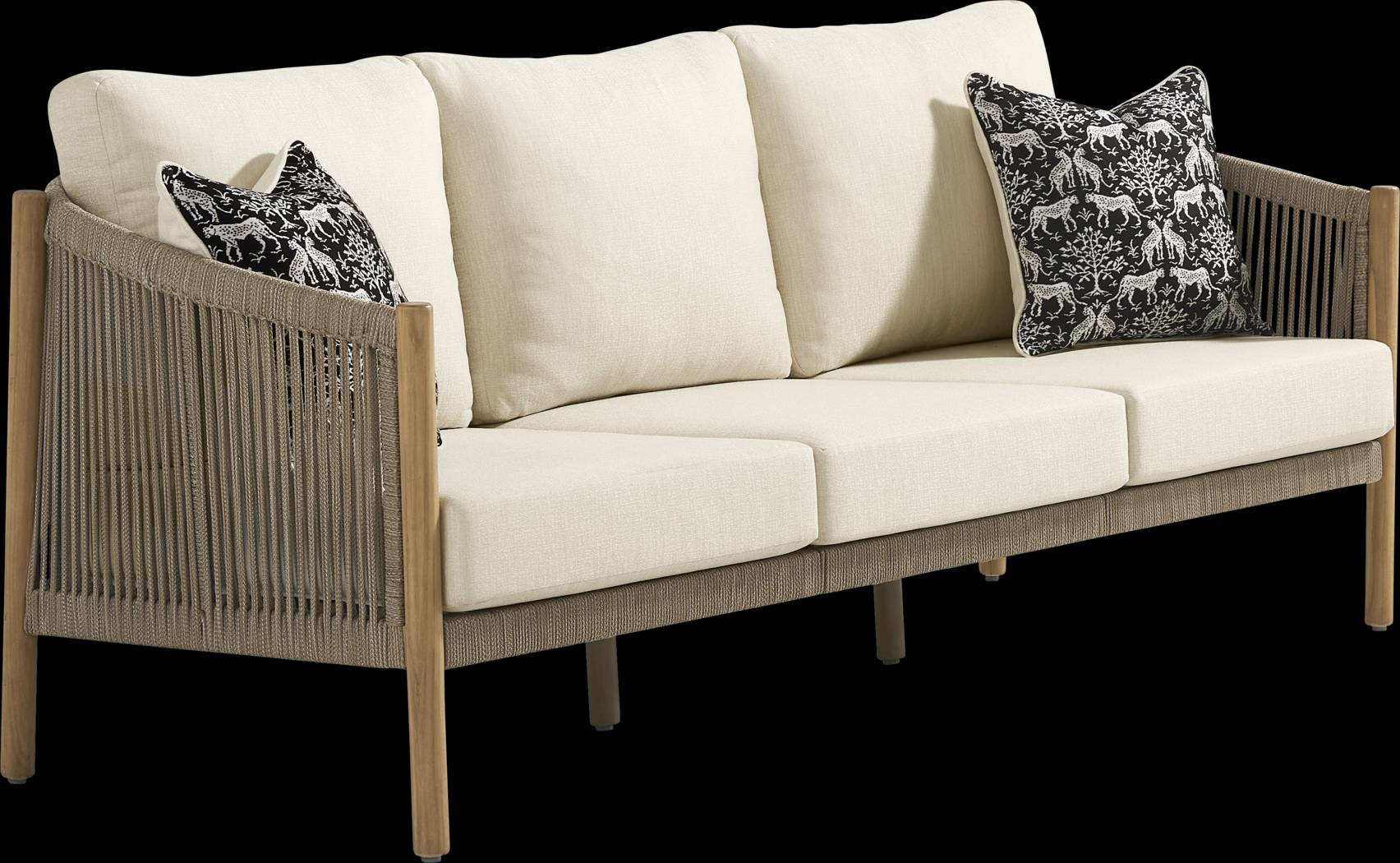 Koda Beige Outdoor Sofa - Thumbnail - Image 2