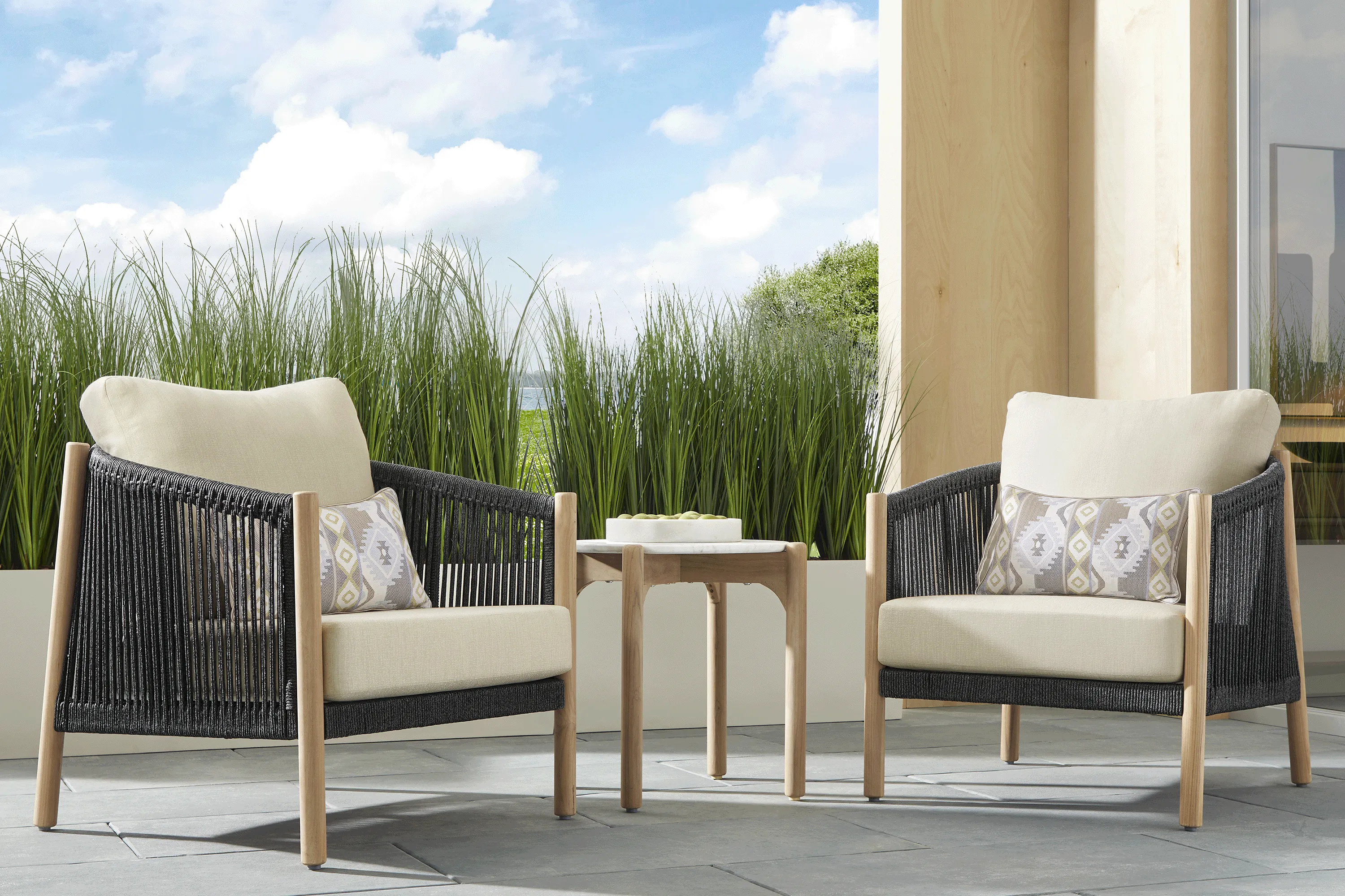 Koda Charcoal Outdoor Club Chair - Image 2