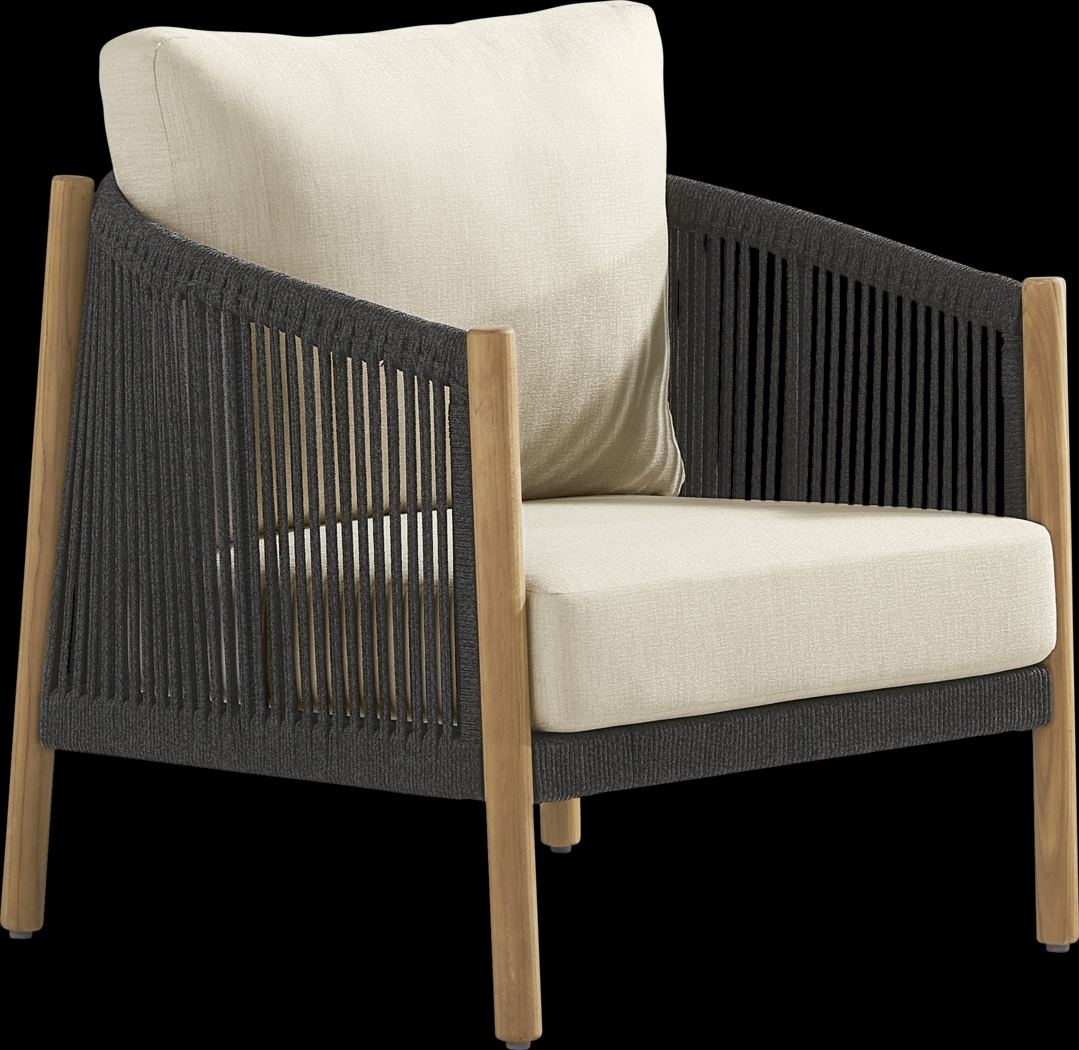 Koda Charcoal 3 Pc Outdoor Chat Set - Thumbnail - Image 2