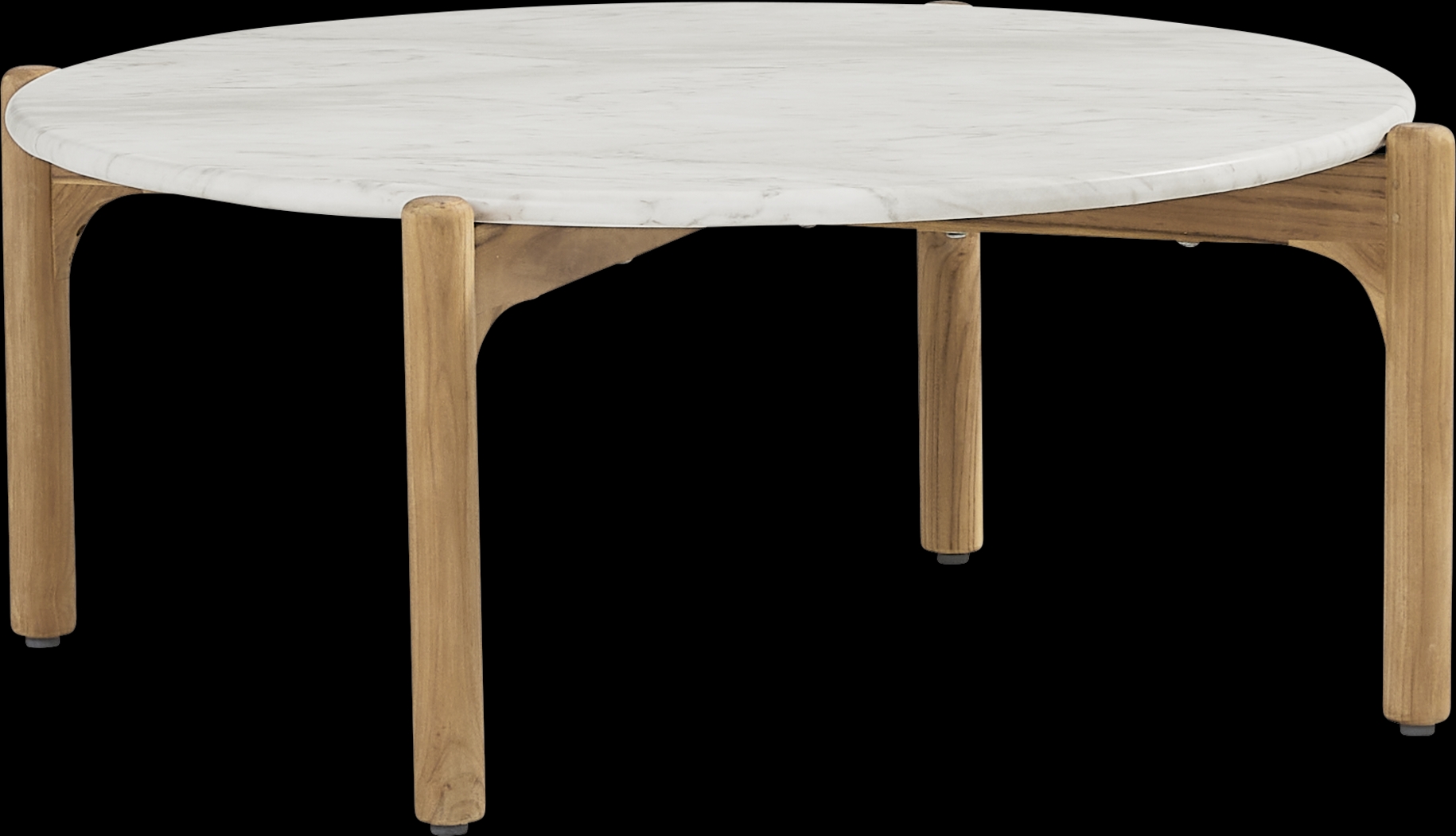 Koda White Outdoor Cocktail Table - Thumbnail - Image 1