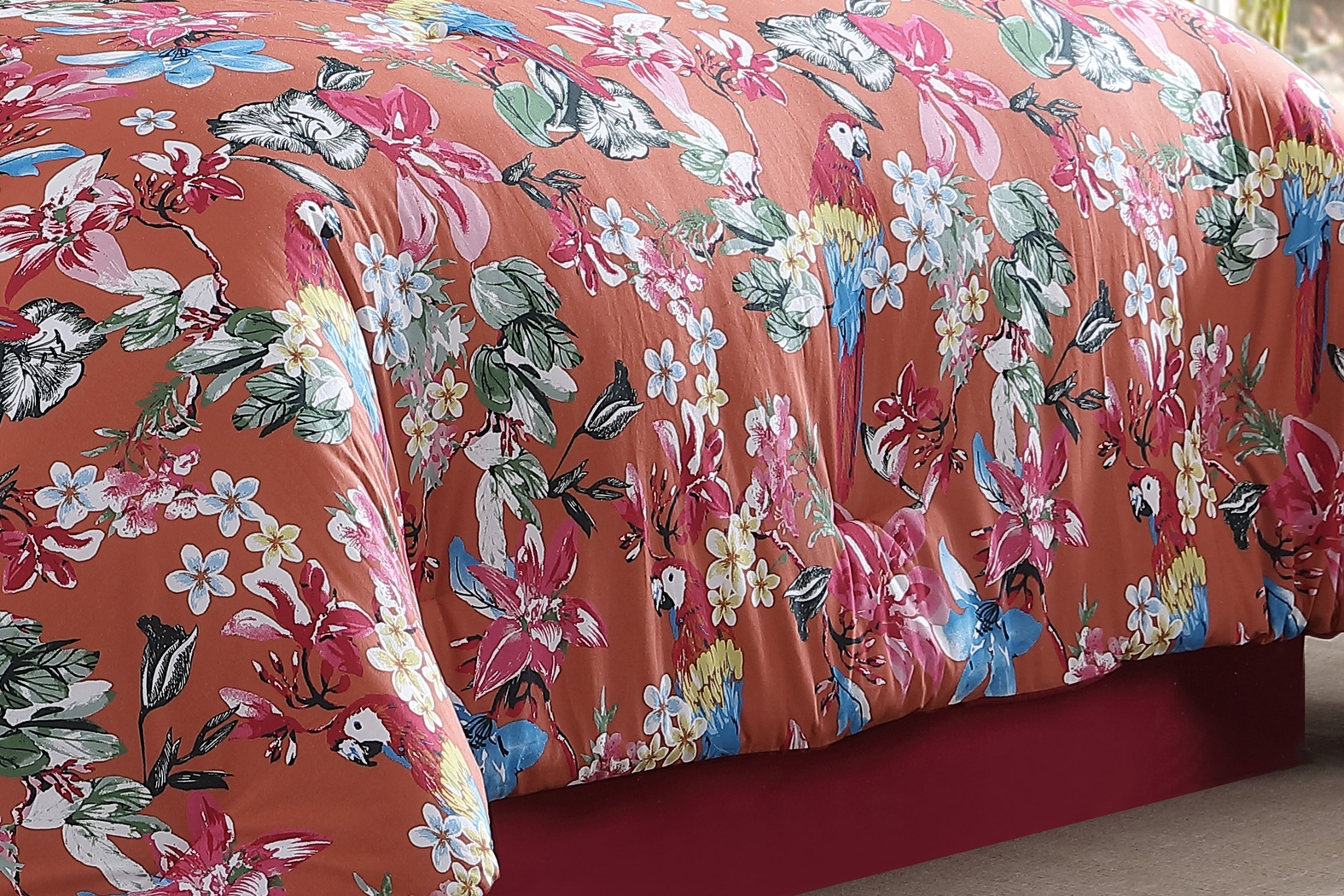 Koford Red 7 Pc King Comforter Set - Thumbnail - Image 2