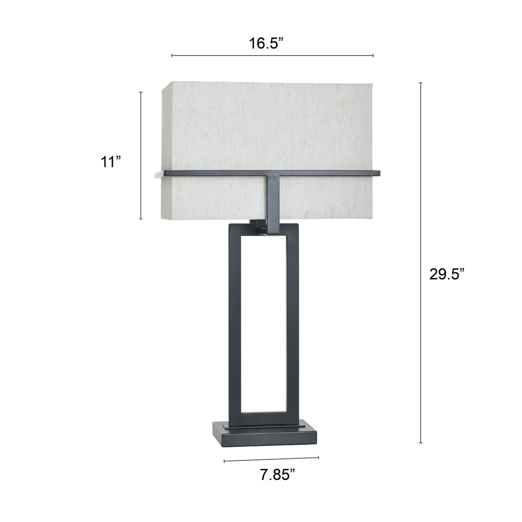 Kohren Black Lamp - Thumbnail - Image 4