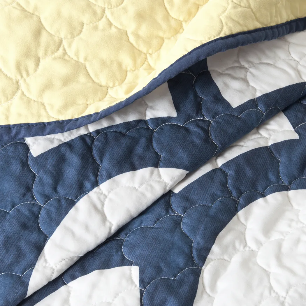 Kokomo Blue 6 Pc King Coverlet Set - Thumbnail - Image 2