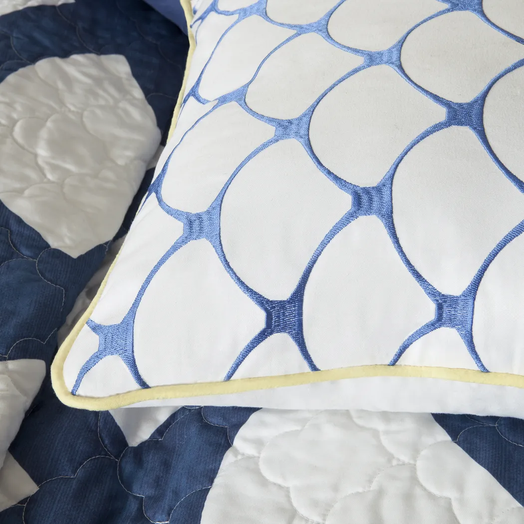 Kokomo Blue 6 Pc King Coverlet Set - Thumbnail - Image 3