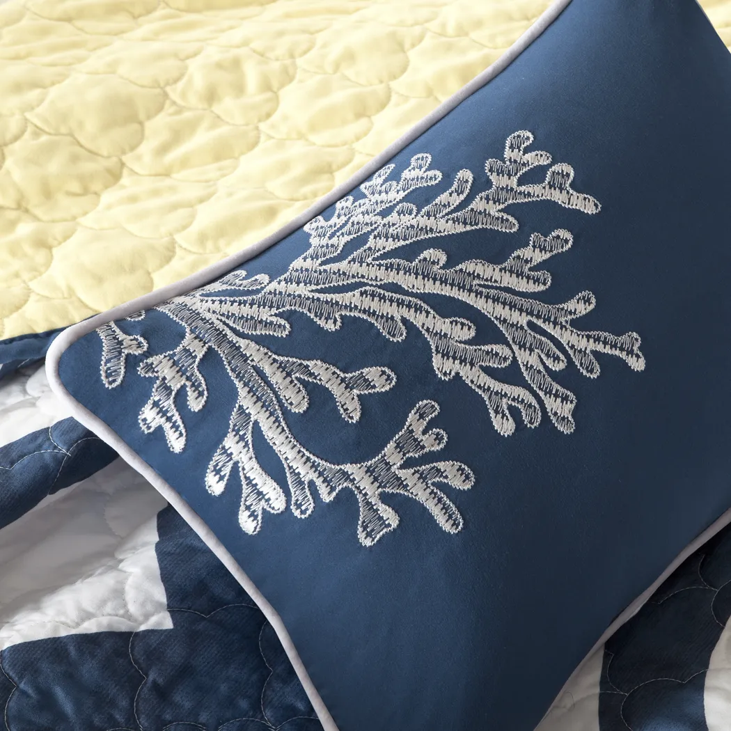 Kokomo Blue 6 Pc King Coverlet Set - Thumbnail - Image 4