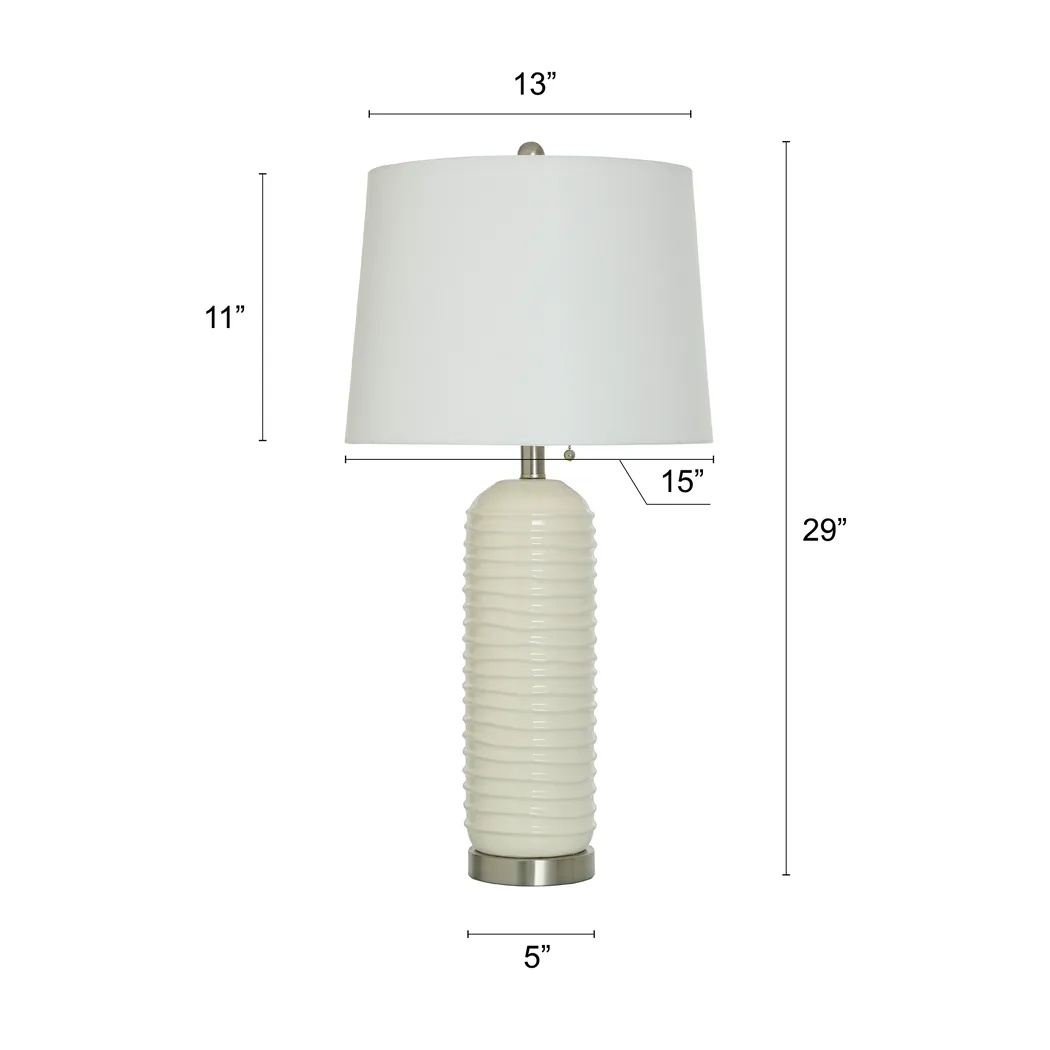 Kolae Cream Lamp - Thumbnail - Image 3