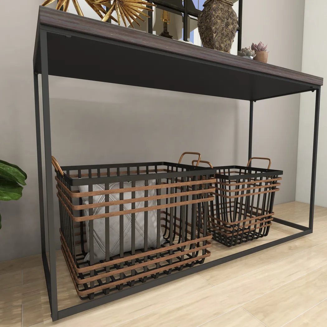 Kolb Black Basket, Set of 2 - Thumbnail - Image 2