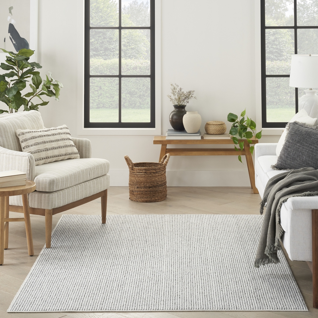 Kolley Gray 5'3 x 7' Rug - Thumbnail - Image 2