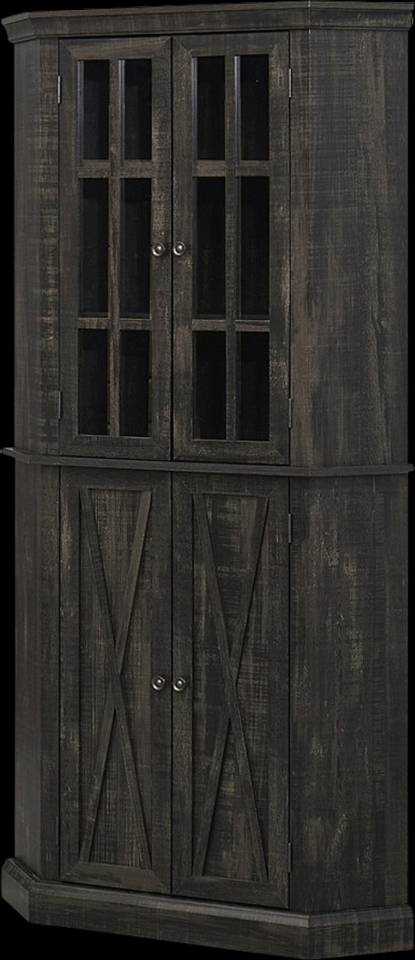 Kolman Charcoal Bar Cabinet - Thumbnail - Image 2