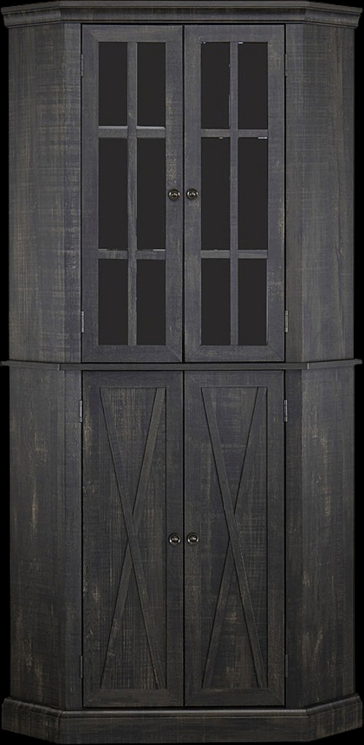 Kolman Charcoal Bar Cabinet - Thumbnail - Image 3