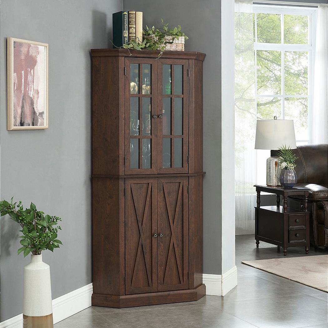 Kolman Mahogany Bar Cabinet - Thumbnail - Image 7