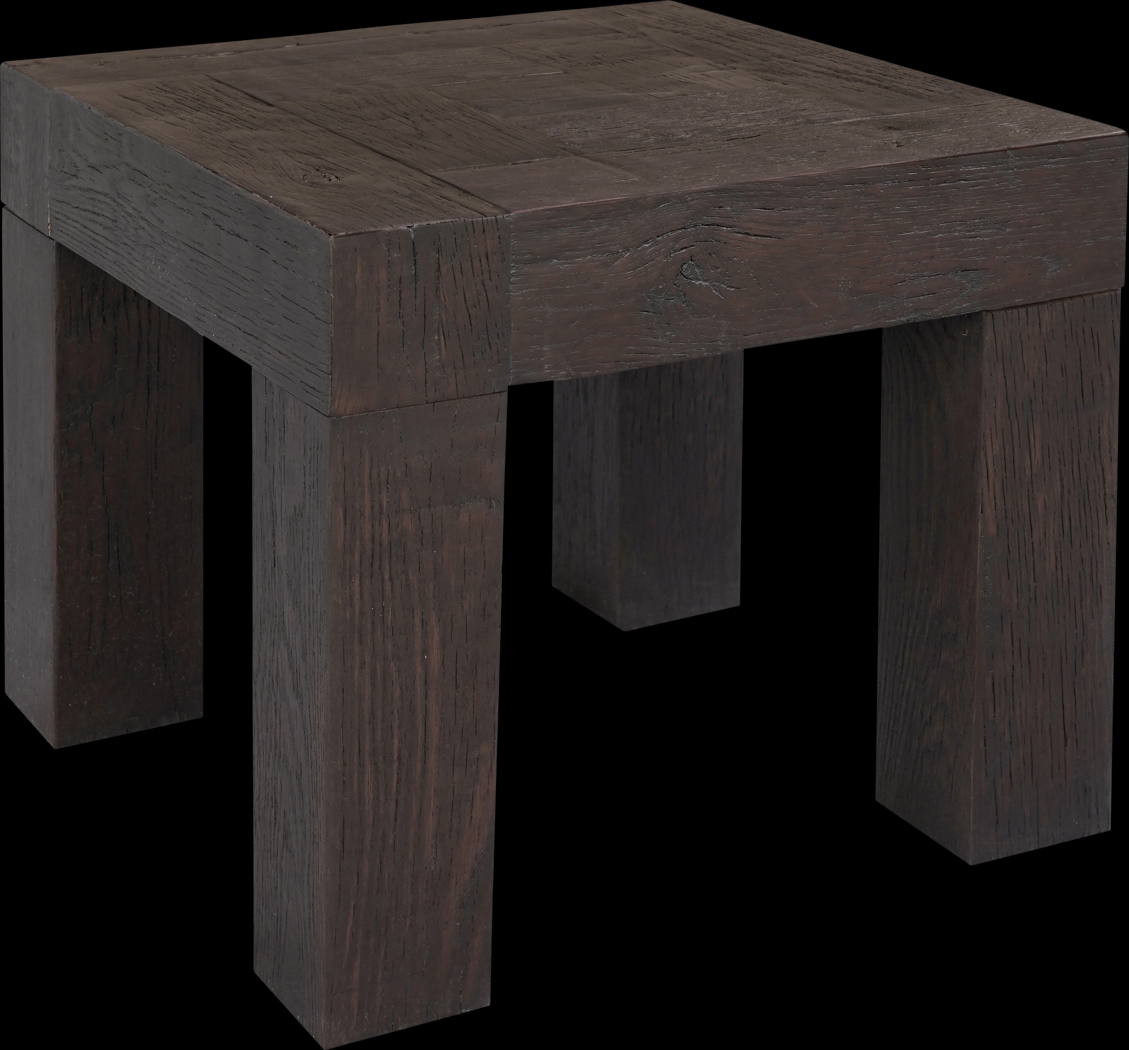 Kolz Brown End Table - Thumbnail - Image 1