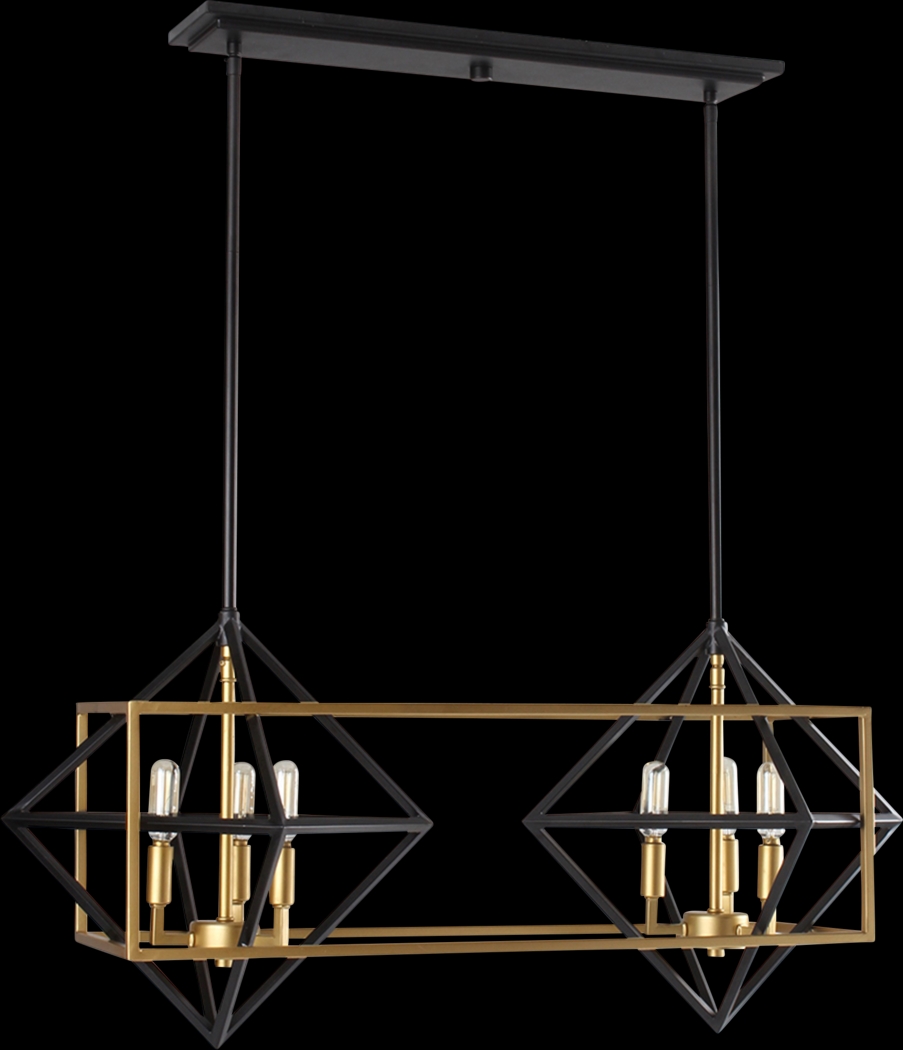 Kona Alley Gold Chandelier - Thumbnail - Image 1