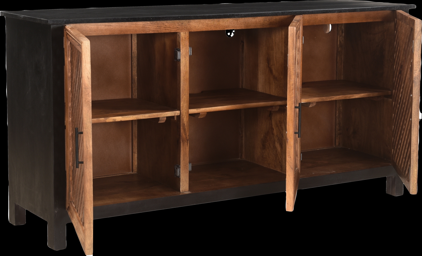 Koneman Black Credenza - Thumbnail - Image 4