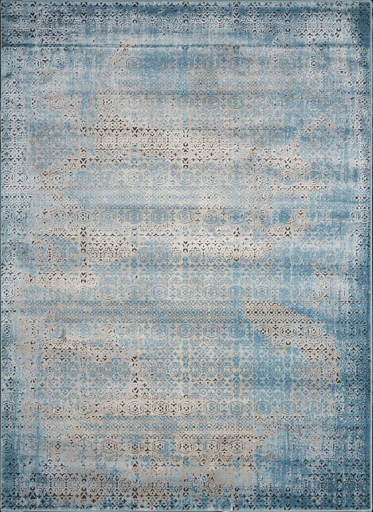 Konnie Blue 5'3 x 7'4 Rug - Thumbnail - Image 1