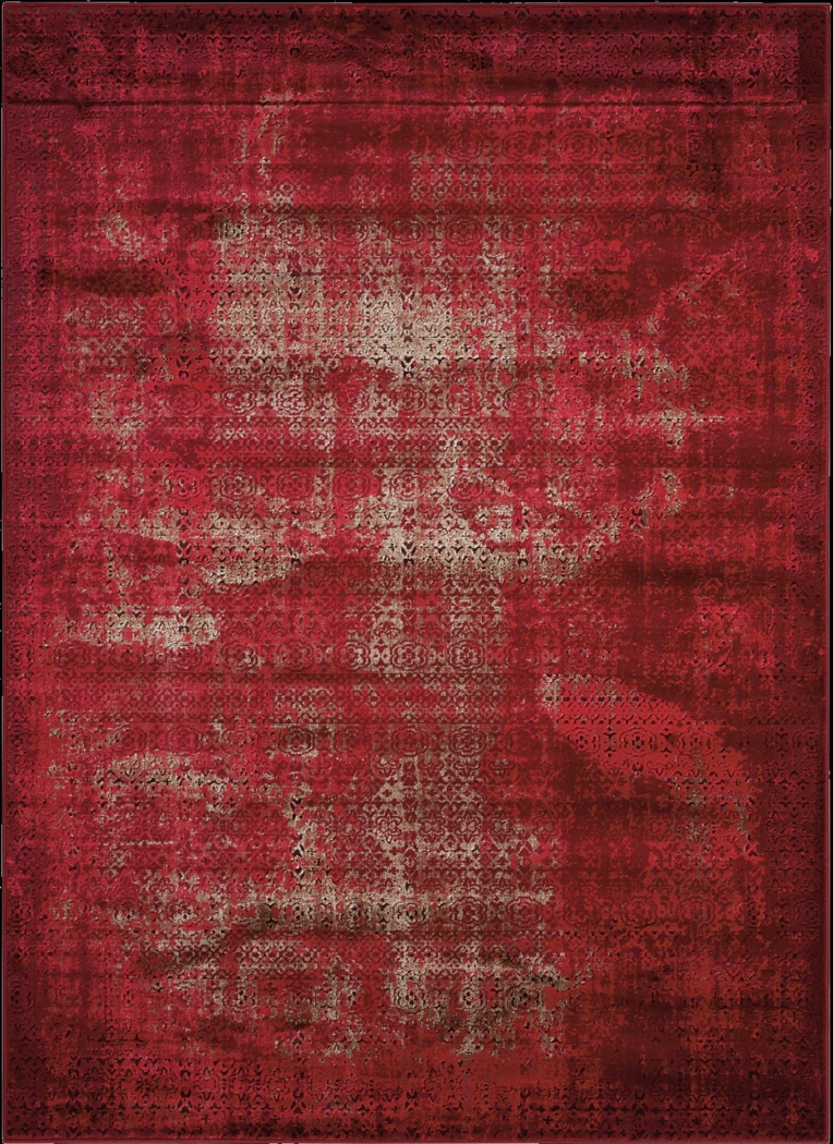 Konnie Red 5'3 x 7'4 Rug - Thumbnail - Image 1