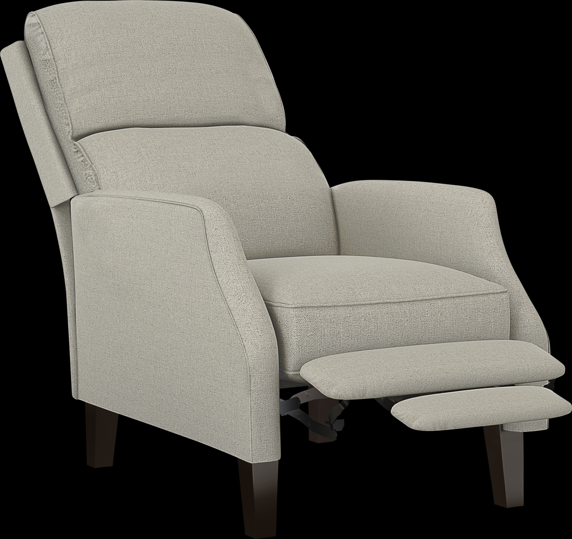 Kopp Street Taupe Push Back Recliner - Thumbnail - Image 2