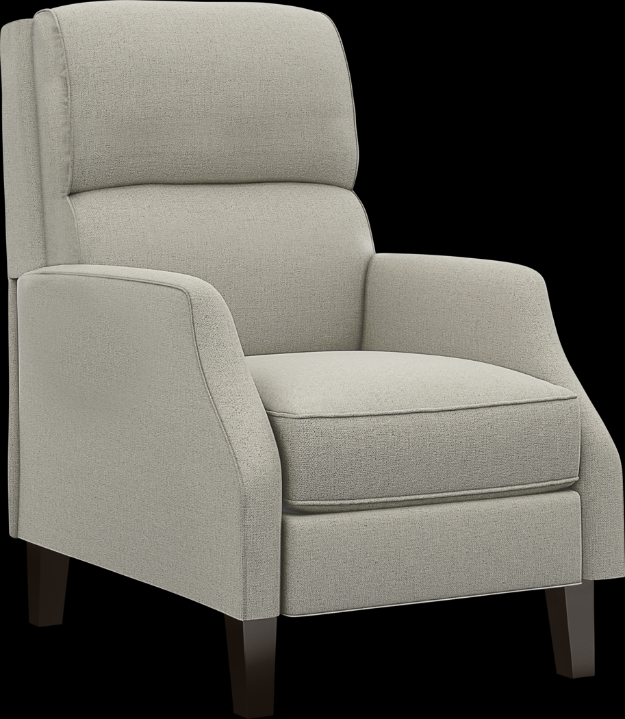 Kopp Street Taupe Push Back Recliner - Thumbnail - Image 1