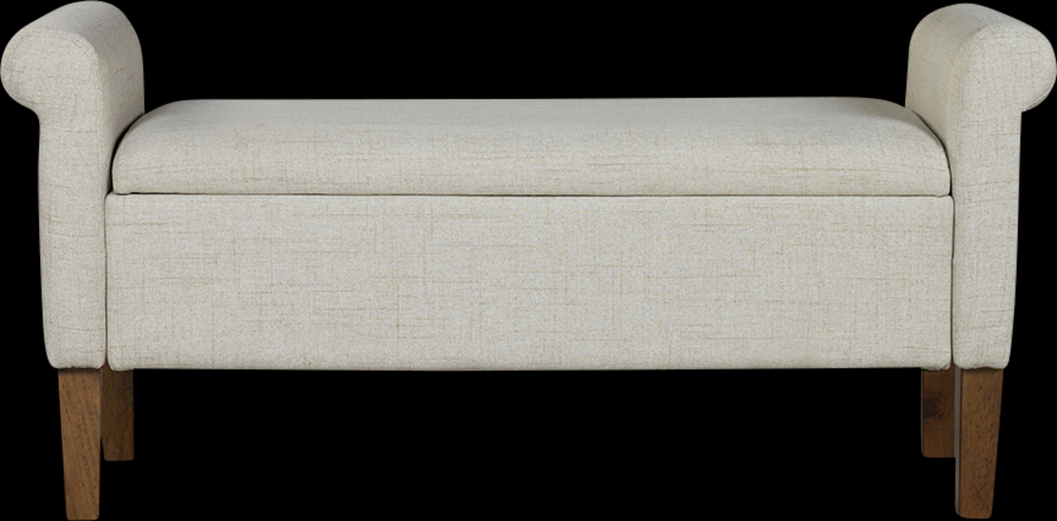 Korat Beige Storage Bench - Thumbnail - Image 1