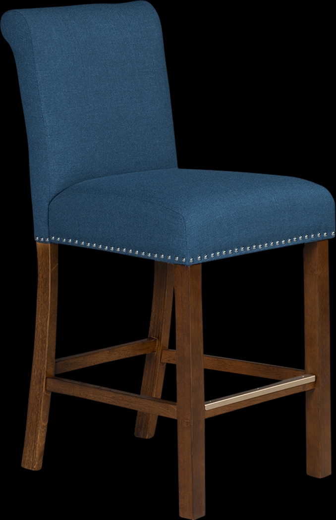 Korat Blue Counter Stool, Set of 2 - Thumbnail - Image 4