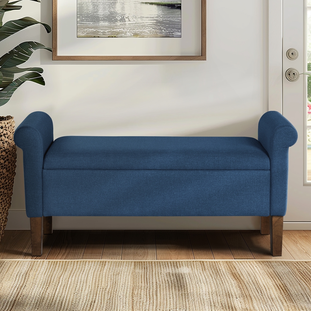 Korat Blue Storage Bench - Thumbnail - Image 2