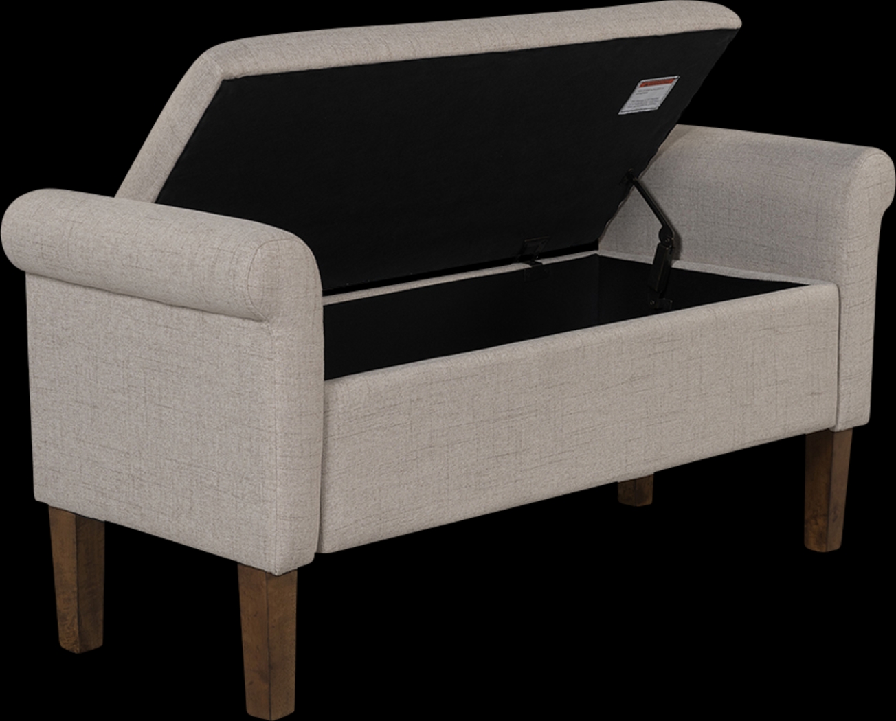 Korat Cream Storage Bench - Thumbnail - Image 4